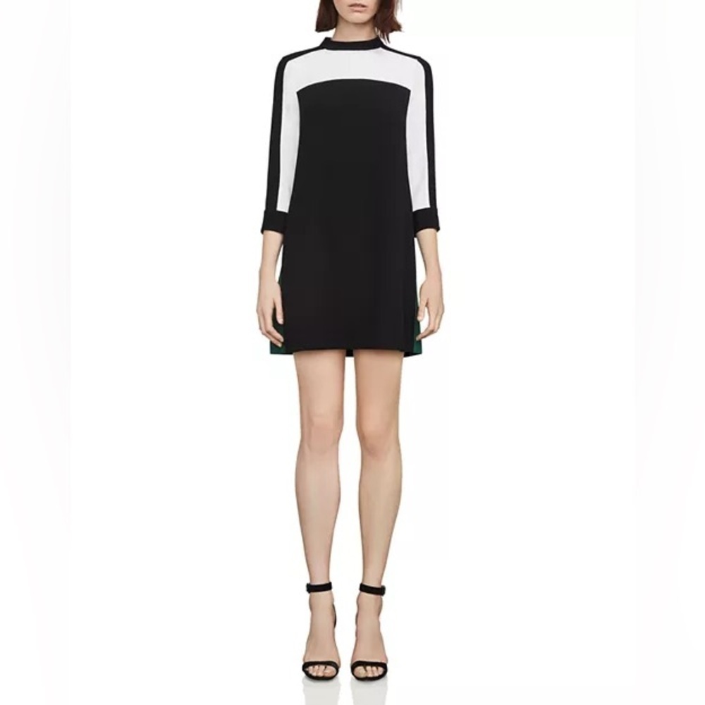 BCBGMAXAZRIA Stephanie Colorblocked Dress